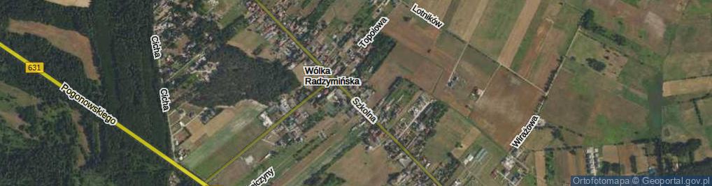 Zdjęcie satelitarne Majowa ul.